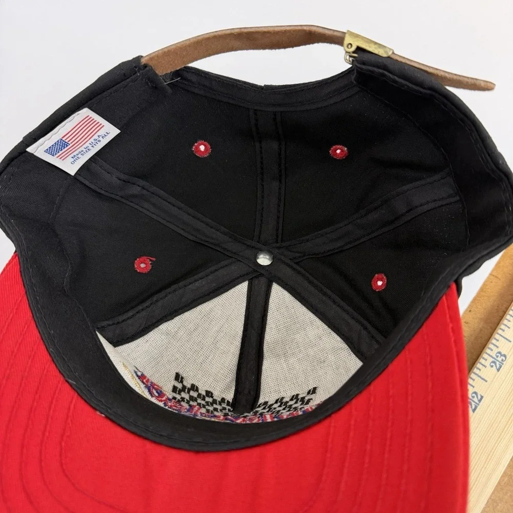 Vintage Bill Elliott #11 Budweiser Racing Team Race Hat NASCAR Cap Strapback.